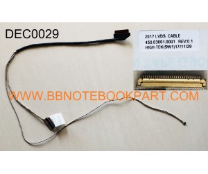 DELL LCD Cable สายแพรจอ Inspiron 15-3000  3551 3552 3558 3559   X2MP1 FHD  (30 pin)    450.03001.0001
